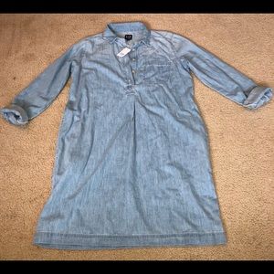 ✨Brand new✨GAP Denim long-sleeve dress